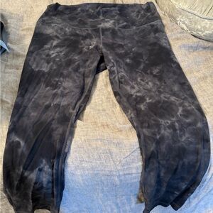 Lululemon align tie dye gray size 14 yoga pants